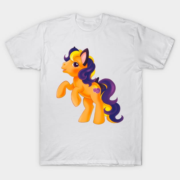 Pumpkin Tart My Little Pony Halloween T-Shirt by LezzlesTheBrave